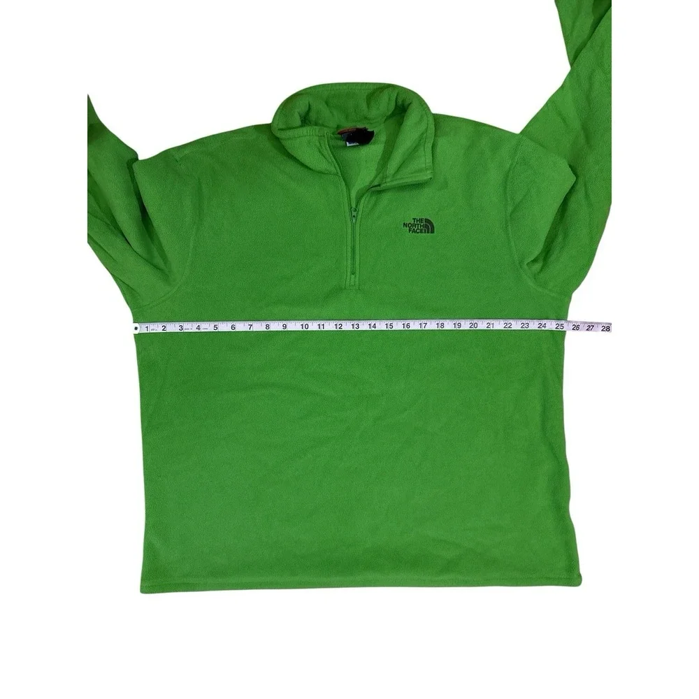 The North Face Green Fleece Quarter-ZIP Jacket MENS XL